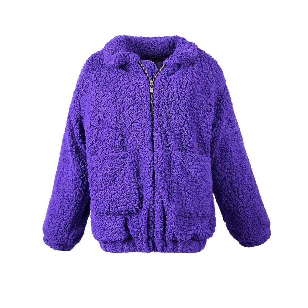 Autumn Winter New Faux Fur Jacket Coat Women Leopard Pocket Casual Loose Zipper Soft Thick Plush Overcoat Office Ladies Outwears
Autumn Winter New Faux Fur Jacket Coat Women Leopard Pocket Casual Loose Zipper Soft Thick Plush Overcoat Office Ladies Outwears