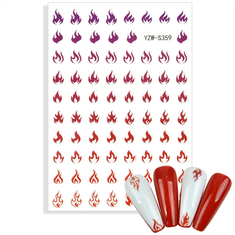 2022 NEW 3D Holographic Fire Flame Nail Stickers Slider Summer Manicure Decals DIY Nail Art Decorations Decor Tool 
2022 NEW 3D Holographic Fire Flame Nail Stickers Slider Summer Manicure Decals DIY Nail Art Decorations Decor Tool