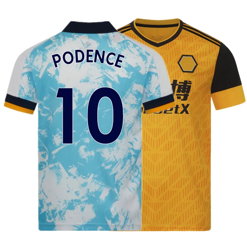 Summer Men's Short Sleeve Casual Polyester Breathable Top Quality Wolverhampton Soccer Jersey 2020-21
Summer Men's Short Sleeve Casual Polyester Breathable Top Quality Wolverhampton Soccer Jersey 2020-21