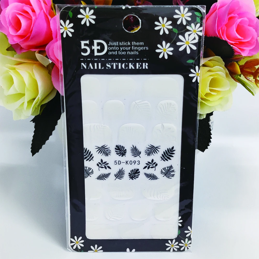 Новые наклейки для ногтей с черно-белым эффектом анаглифа 5D декор для ногтей с листьями самоклеящиеся наклейки для маникюра аксессуары
Новые наклейки для ногтей с черно-белым эффектом анаглифа 5D декор для ногтей с листьями самоклеящиеся наклейки для маникюра аксессуары