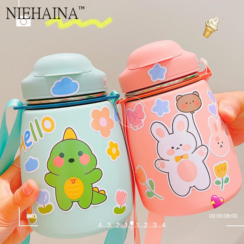 Детский термос большой емкости 900 мл, милая кружка с мультяшным рисунком, соломенная чашка для воды, студенческий портативный изоляционный ...
Детский термос большой емкости 900 мл, милая кружка с мультяшным рисунком, соломенная чашка для воды, студенческий портативный изоляционный ...