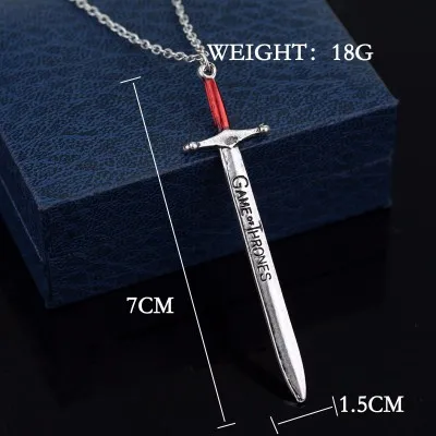 Popular Tv Shows Necklace The Weapon Sword Model Vintage Personality Pendant Necklace Men Fashion Jewelry small gift
Popular Tv Shows Necklace The Weapon Sword Model Vintage Personality Pendant Necklace Men Fashion Jewelry small gift