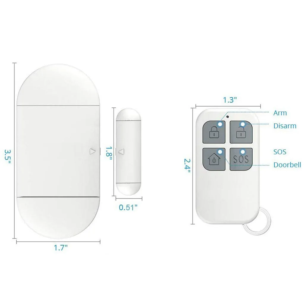 Anti-Theft Alarm Multi-Function Door And Window Alarm Remote Magnetic Household Alarm System With Remote Controller
Anti-Theft Alarm Multi-Function Door And Window Alarm Remote Magnetic Household Alarm System With Remote Controller