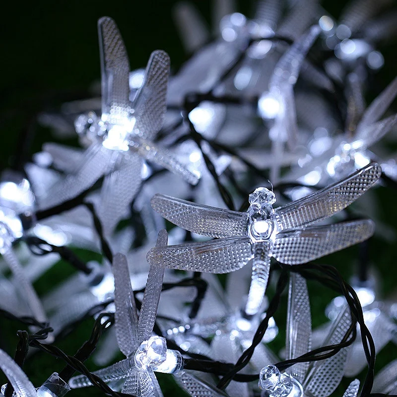 40 LED 16.4Ft Dragonfly Solar String Lights, Outdoor Fairy Lighting for Christmas Trees,Garden,Fence,Wedding,Party
40 LED 16.4Ft Dragonfly Solar String Lights, Outdoor Fairy Lighting for Christmas Trees,Garden,Fence,Wedding,Party