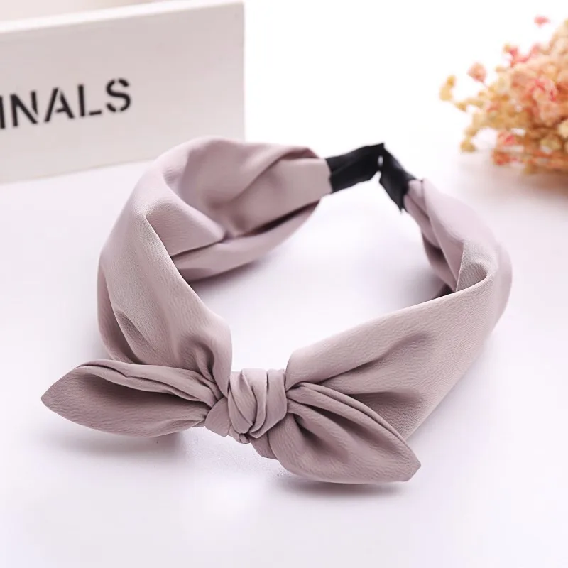 NHGBFT Solid color Bow headband For Womens Girl Knotted Hair accessories Wide Hair Bands Headwear Dropshipping 
NHGBFT Solid color Bow headband For Womens Girl Knotted Hair accessories Wide Hair Bands Headwear Dropshipping