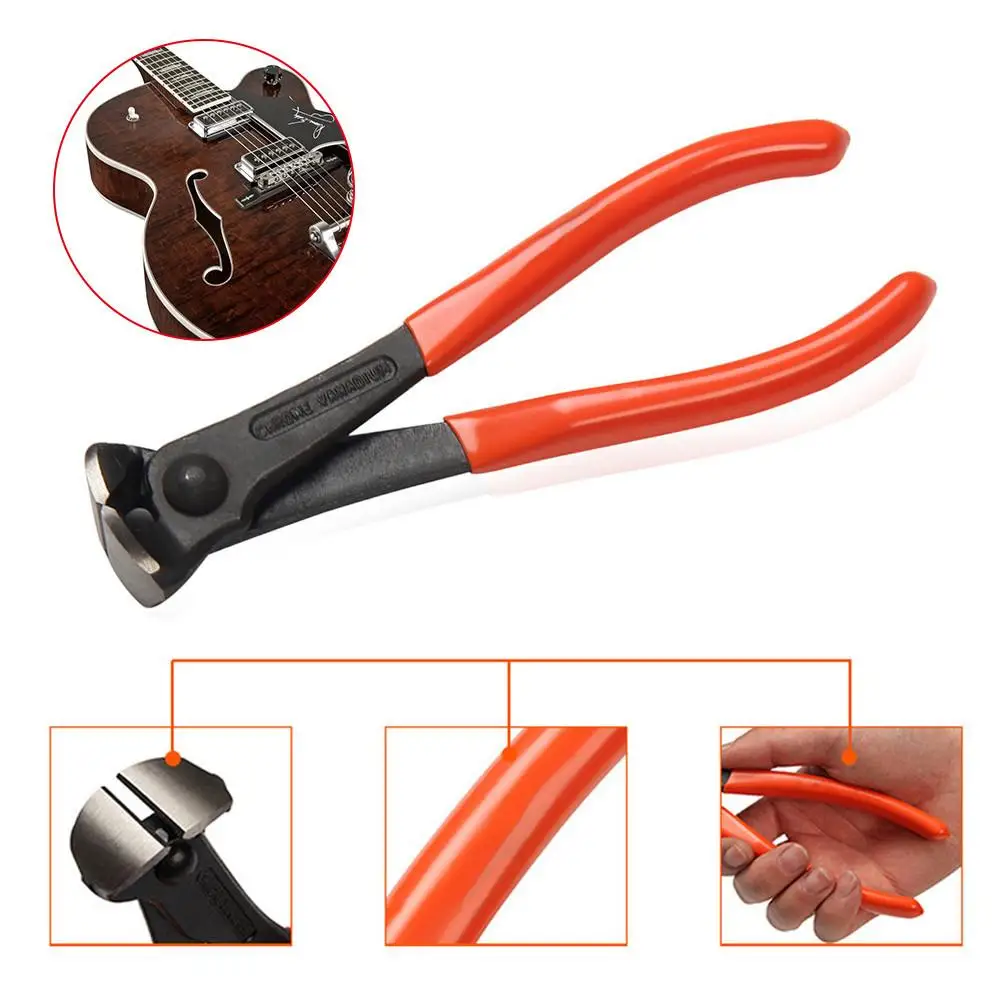 Metal 7 Inch Guitar Fret Puller Cutter Precision End Nipper Cutter For Guitar Violin 
Metal 7 Inch Guitar Fret Puller Cutter Precision End Nipper Cutter For Guitar Violin