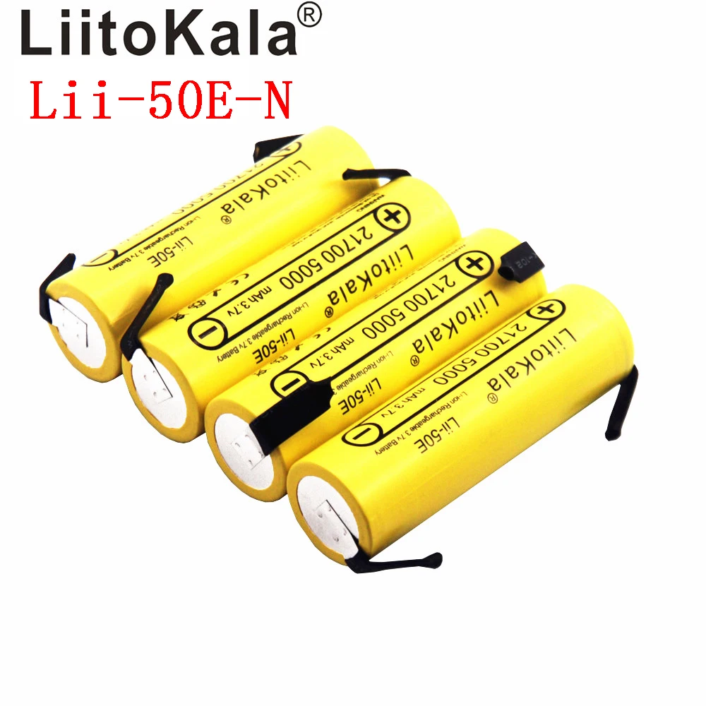 2023 LiitoKala 21700 5000mA Li-ion Battery lii-50E-N 3.7V Discharger 35A Power battery E-tools battery
2023 LiitoKala 21700 5000mA Li-ion Battery lii-50E-N 3.7V Discharger 35A Power battery E-tools battery