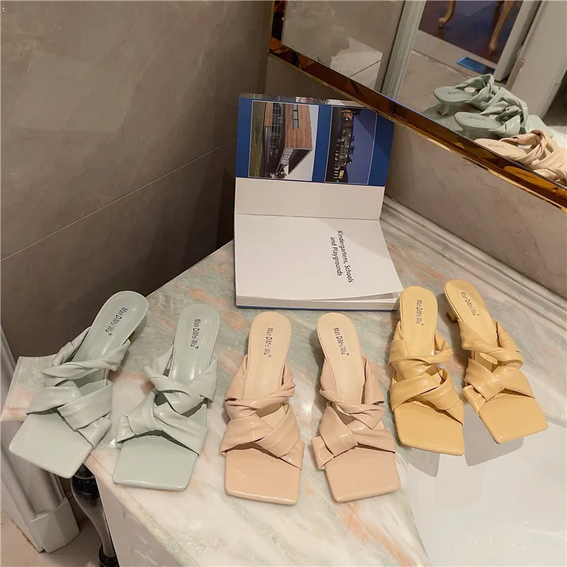 Slippers Female Women Shoes High Heels Woman Ladies Mules Shoes Women Pumps Fashion Lady Outside Slippers Shoes For Women
Slippers Female Women Shoes High Heels Woman Ladies Mules Shoes Women Pumps Fashion Lady Outside Slippers Shoes For Women