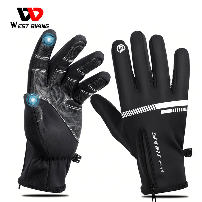 WEST BIKING Bike Touch Screen Gloves Winter Thermal Windproof Warm Full Finger Gloves For Cycling Men Waterproof Bicycle Gloves
WEST BIKING Bike Touch Screen Gloves Winter Thermal Windproof Warm Full Finger Gloves For Cycling Men Waterproof Bicycle Gloves