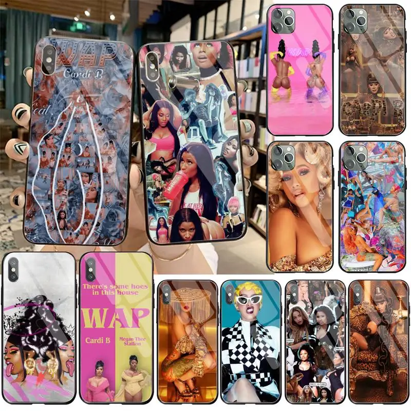 Cardi B WAP feat. Megan Thee Phone Case Tempered Glass For iPhone 12 pro max mini 11 Pro XR XS MAX 8 X 7 6S 6 Plus SE 2020 case
Cardi B WAP feat. Megan Thee Phone Case Tempered Glass For iPhone 12 pro max mini 11 Pro XR XS MAX 8 X 7 6S 6 Plus SE 2020 case