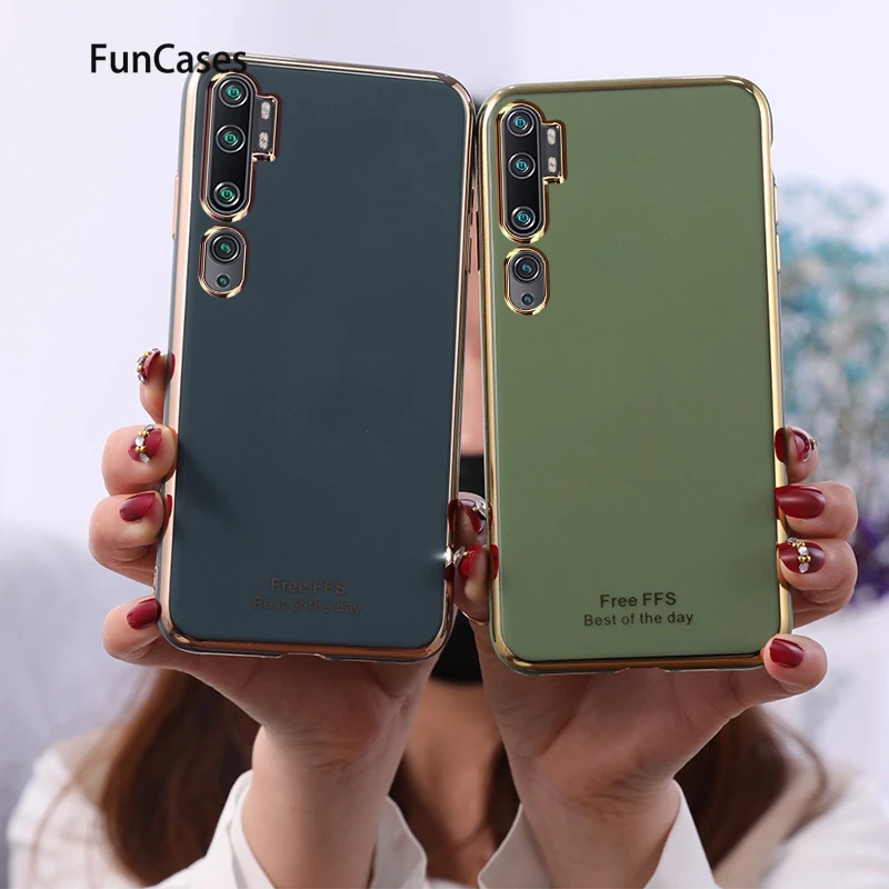 Популярный Мягкий силиконовый чехол для Xiaomi Note 10 чехлы мобильных телефонов hoesje Pro
