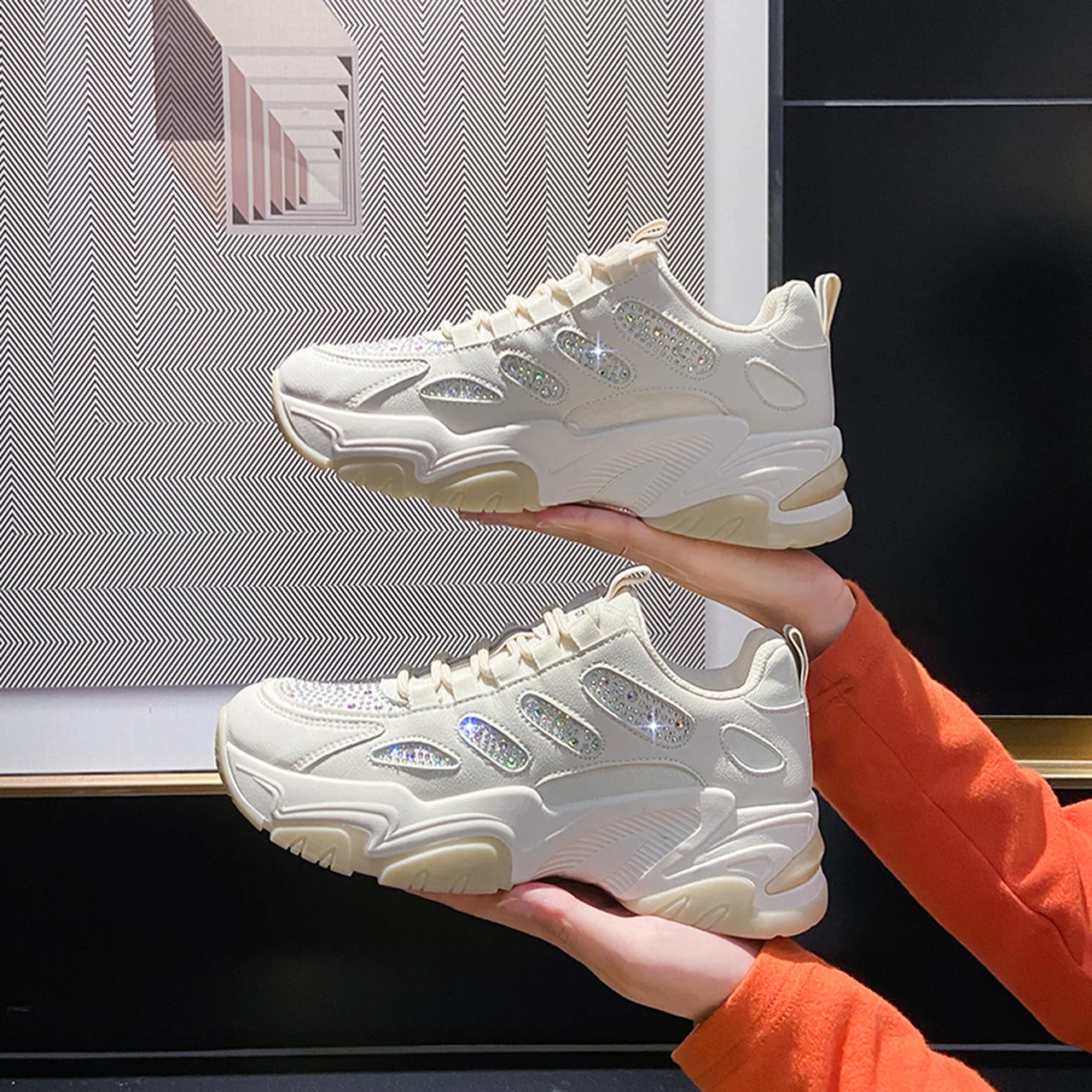 Женская спортивная обувь, обувь на толстой подошве с вулканизированной подошвой, женская повседневная обувь, женская обувь, Новинка осени ...
Женская спортивная обувь, обувь на толстой подошве с вулканизированной подошвой, женская повседневная обувь, женская обувь, Новинка осени ...