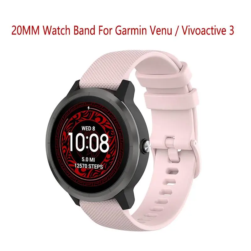 Ремешок силиконовый для наручных часов Garmin CAME/Vivoactive 3, сменный Браслет для Garmin vivoactive3, музыкальный браслет, 20 мм
Ремешок силиконовый для наручных часов Garmin CAME/Vivoactive 3, сменный Браслет для Garmin vivoactive3, музыкальный браслет, 20 мм