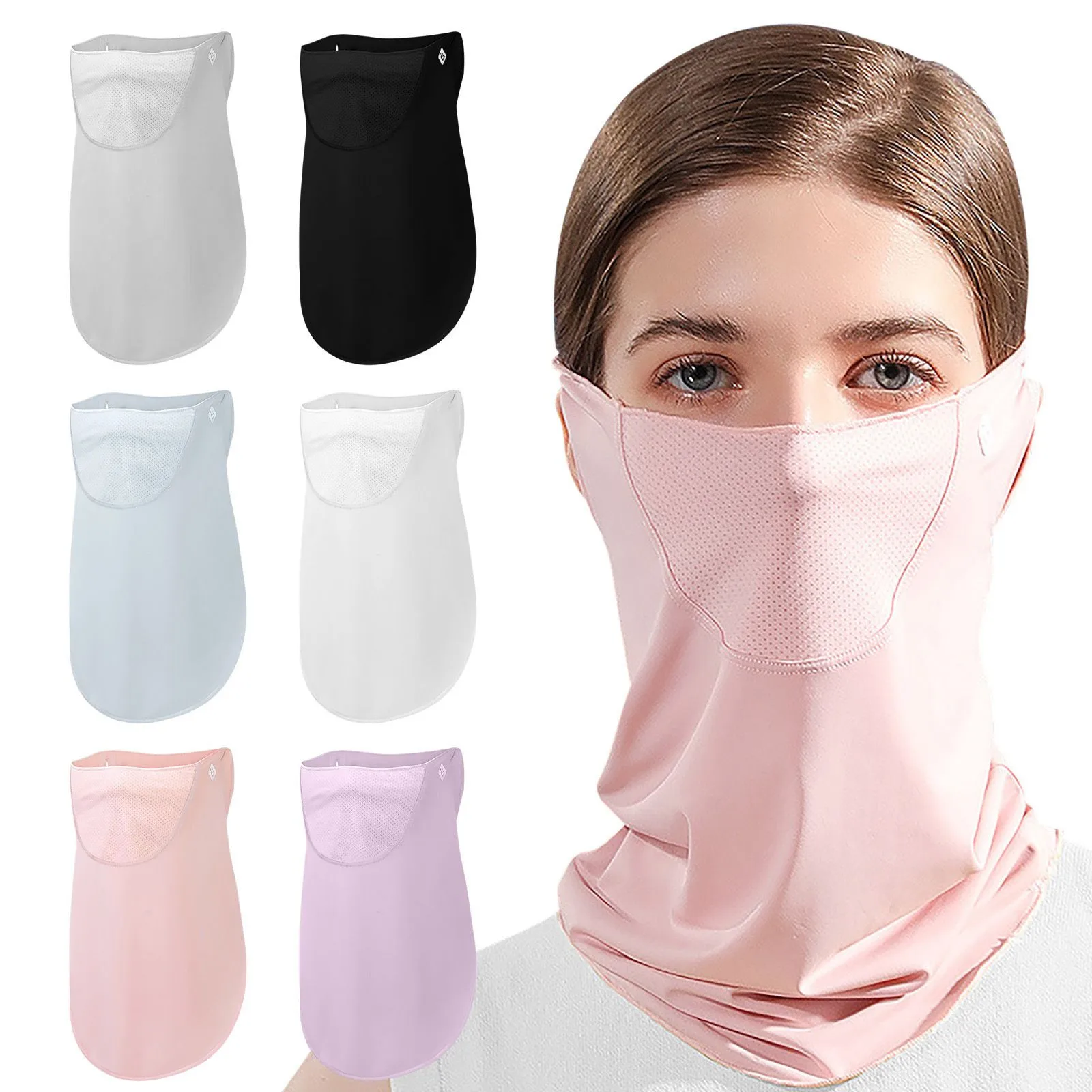 Face Cover Woman Sunscreen Riding Mask Face Neck Protector Sunshade Anti-uv Ice Silk Cold Feeling Ear Scarf Tropical Veil
Face Cover Woman Sunscreen Riding Mask Face Neck Protector Sunshade Anti-uv Ice Silk Cold Feeling Ear Scarf Tropical Veil