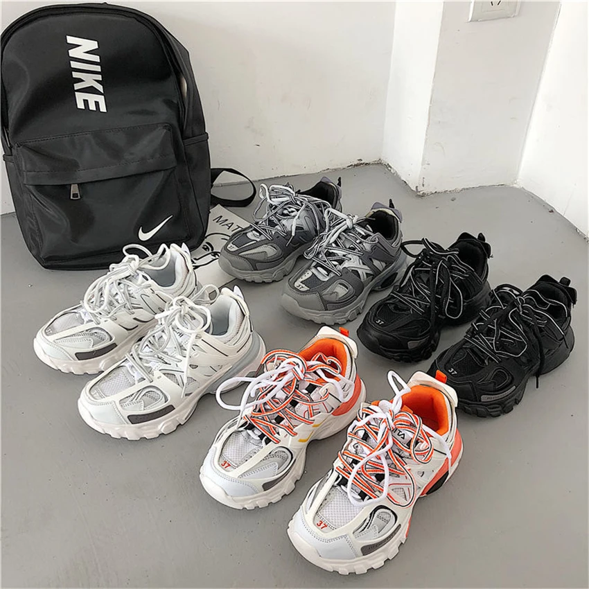 New Fashion Dad Shoes Adult Platform Trainers Stylish Casual Chunky Sneakers For Women Men Sport Thick Sole Footwear Tripls
New Fashion Dad Shoes Adult Platform Trainers Stylish Casual Chunky Sneakers For Women Men Sport Thick Sole Footwear Tripls