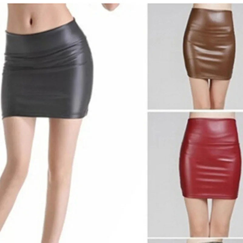 Sexy Back Zipper Skirt A-line Package Hip Mini Skirts Ladies Clothes Size Summer Fashion Women Leather Short Skirt
Sexy Back Zipper Skirt A-line Package Hip Mini Skirts Ladies Clothes Size Summer Fashion Women Leather Short Skirt