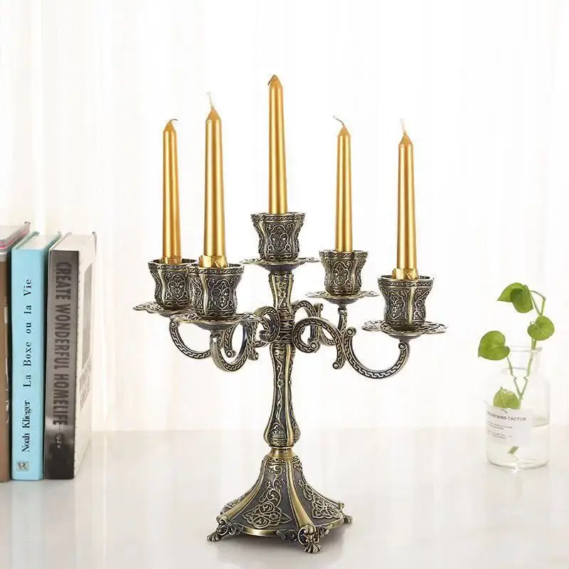 Bronze Candelabra Metal Candle Holders Wedding Candlesticks Event Candle Stand Table Centerpiece For Home Decoration
Bronze Candelabra Metal Candle Holders Wedding Candlesticks Event Candle Stand Table Centerpiece For Home Decoration
