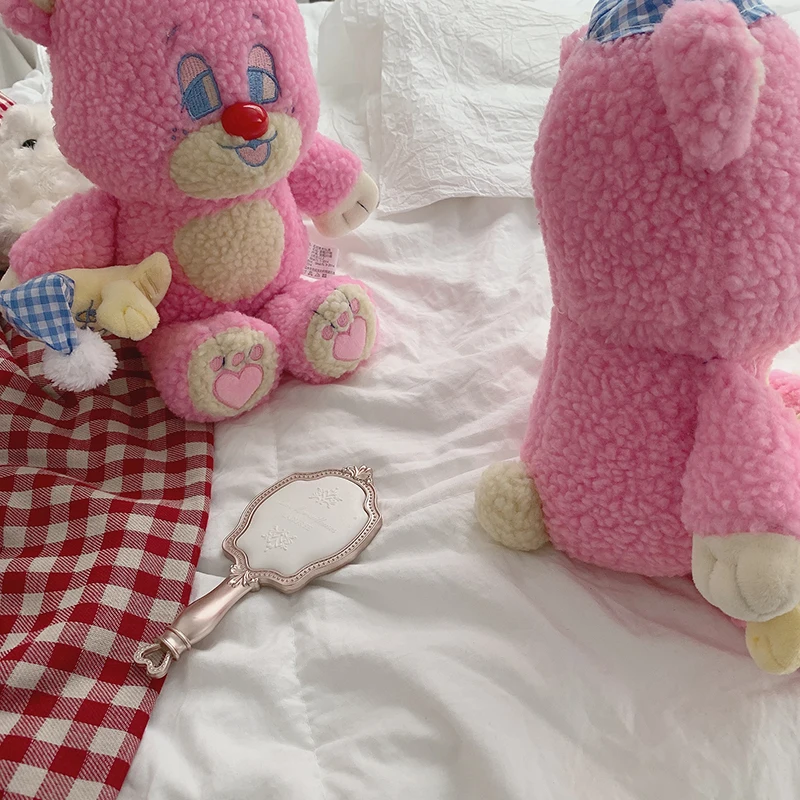 Cute Pink Good Night Teddy Bear Hug Wear Ball Hats Giant Moon Bear Plush Doll Animal Sleeping Christmas Gifts For Girls Kid
Cute Pink Good Night Teddy Bear Hug Wear Ball Hats Giant Moon Bear Plush Doll Animal Sleeping Christmas Gifts For Girls Kid