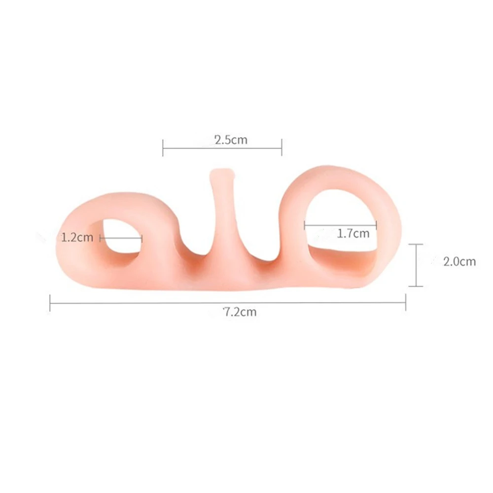 1 Pair Toe Separator Hallux Valgus Corrector Silicone Thumb Orthotics Bunion Straightener Protector Tooltoe Separator Pedicure
1 Pair Toe Separator Hallux Valgus Corrector Silicone Thumb Orthotics Bunion Straightener Protector Tooltoe Separator Pedicure