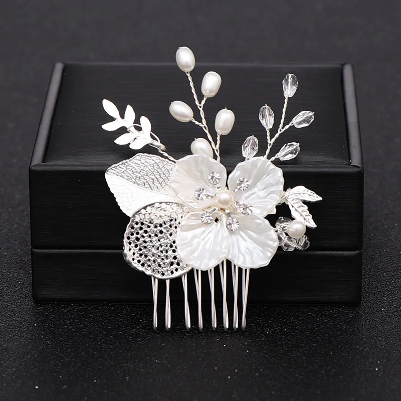 Crystal Wedding Hair Combs Hair Accessories for Bridal Flower Headpiece Women Bride Hair ornaments Jewelry Silver Color Pearl
Crystal Wedding Hair Combs Hair Accessories for Bridal Flower Headpiece Women Bride Hair ornaments Jewelry Silver Color Pearl