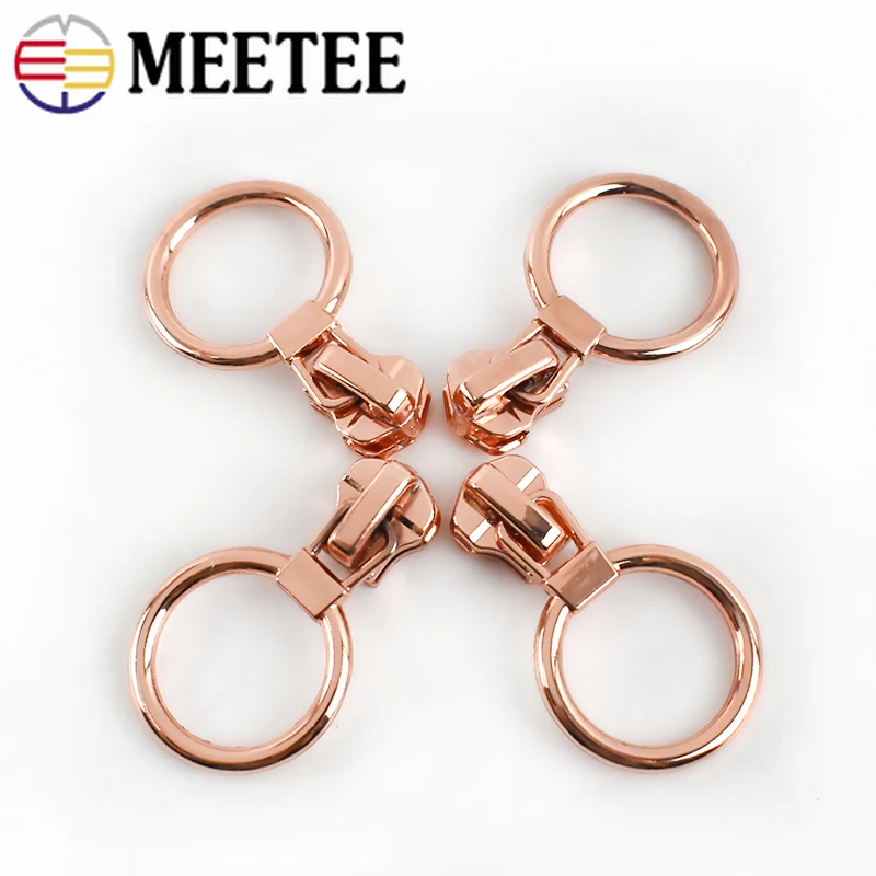 10pcs Meetee 5# Rose Gold Zippers Slider for Metal Zipper Head Zip Repair Kits Pull Tab DIY Sewing Bags Clothing Accessories
10pcs Meetee 5# Rose Gold Zippers Slider for Metal Zipper Head Zip Repair Kits Pull Tab DIY Sewing Bags Clothing Accessories