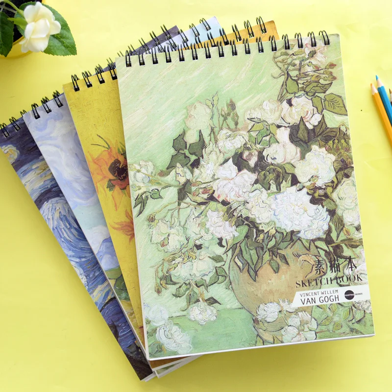 Oil Painting Series A4 Coil Sketchbook Creative 50 Sheets Blank Inner Pages Painting Graffiti Notebook Daily Memos Notepad
Oil Painting Series A4 Coil Sketchbook Creative 50 Sheets Blank Inner Pages Painting Graffiti Notebook Daily Memos Notepad