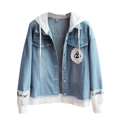 Guilantu Spring Autumn Letter Patchwork Denim Jacket Women Hooded Loose Casual High Street Streetwear Vintage Jeans Coat Female
Guilantu Spring Autumn Letter Patchwork Denim Jacket Women Hooded Loose Casual High Street Streetwear Vintage Jeans Coat Female