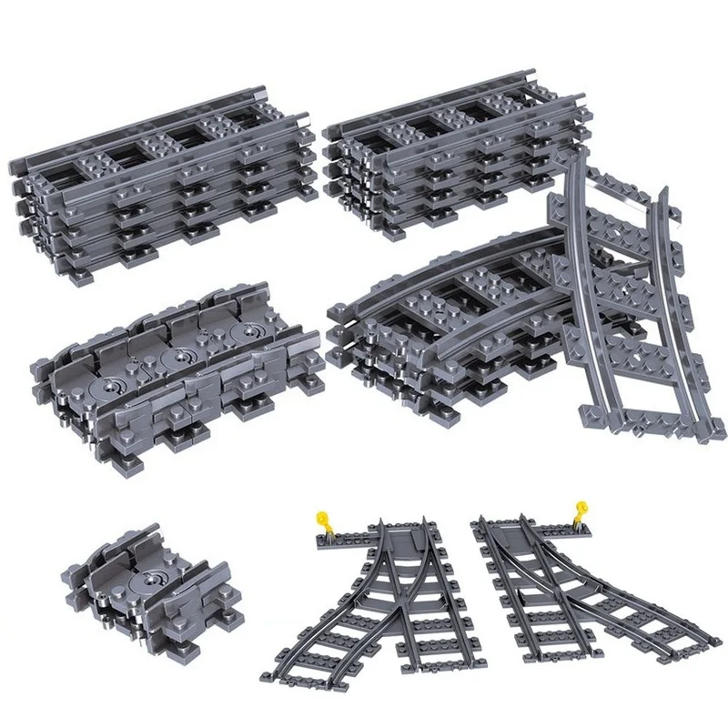2020 City Train Tracks Train Rail Straight & Curved Tracks Sets Building Blocks Bricks Parts Kids Diy Construction Toys Models
2020 City Train Tracks Train Rail Straight & Curved Tracks Sets Building Blocks Bricks Parts Kids Diy Construction Toys Models