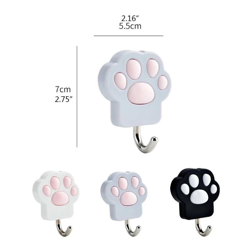 2021 New Creative Cats Paw Shape Hanger Punch Free Wall Mount Hook Towel Holder Home Organizer
2021 New Creative Cats Paw Shape Hanger Punch Free Wall Mount Hook Towel Holder Home Organizer