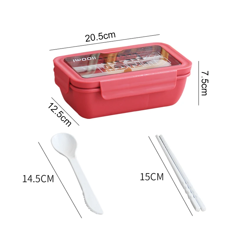 Eco-friendly Plastic Leak-Proof Bento Box Microwave Lunch Box For Adult Dinnerware Portable School Office Food Storage Container
Eco-friendly Plastic Leak-Proof Bento Box Microwave Lunch Box For Adult Dinnerware Portable School Office Food Storage Container