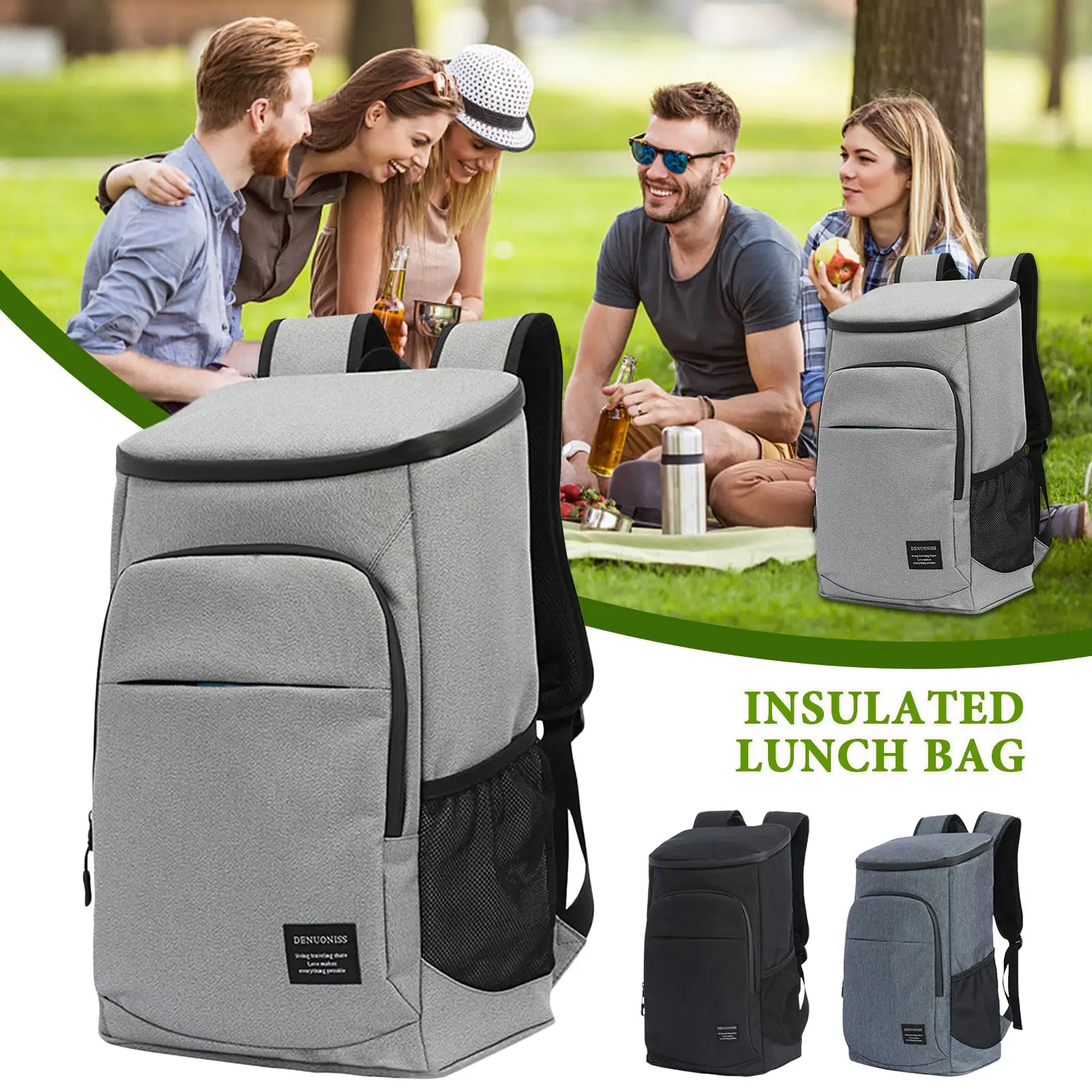 Large Capacity Cool Warm Insulated Bag Leak Proof Lunch Backpack Thermal Picnic Bag Picnic Food Beverage Storage Bag
Large Capacity Cool Warm Insulated Bag Leak Proof Lunch Backpack Thermal Picnic Bag Picnic Food Beverage Storage Bag