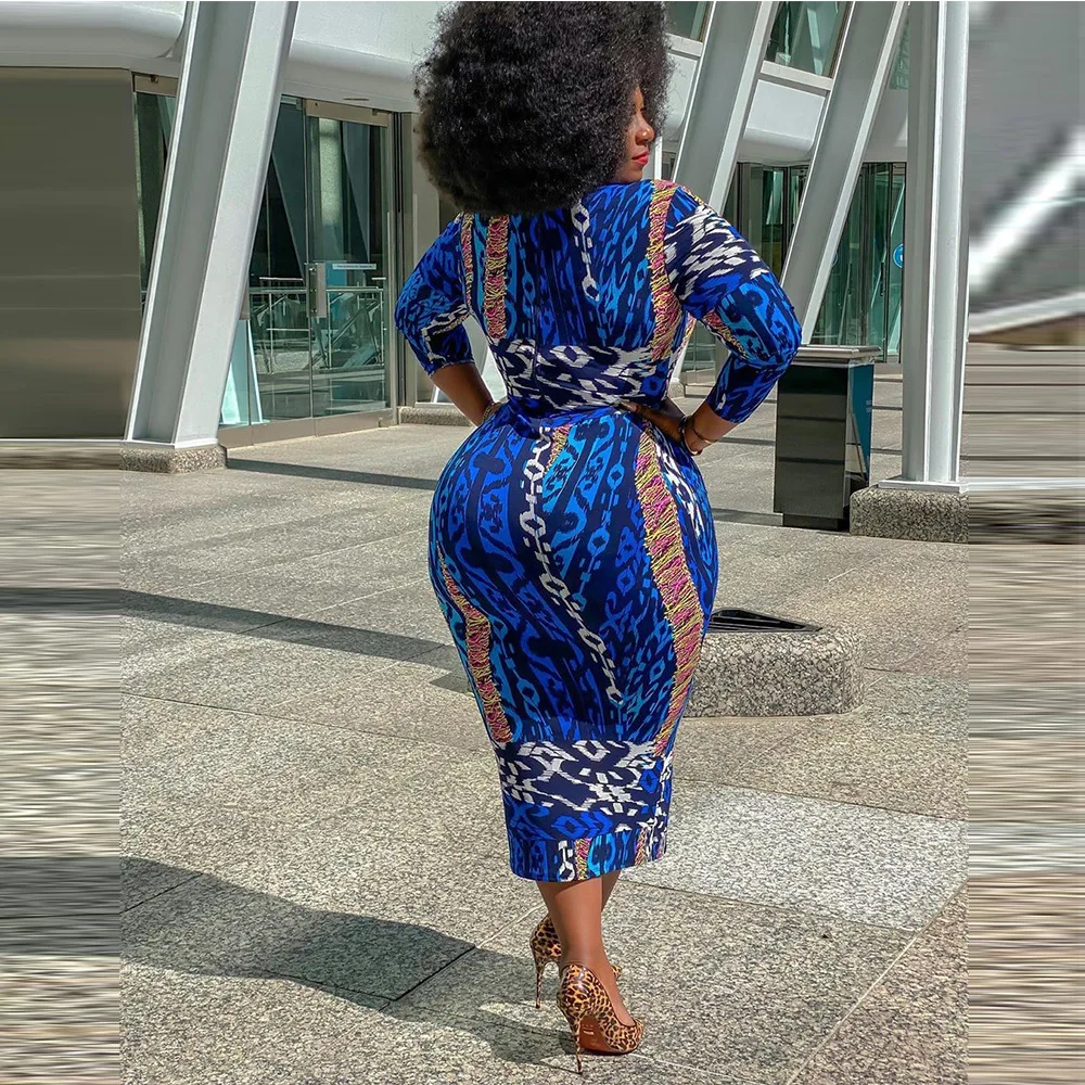 New Style Fashion Classic Design Dashiki African Clothing Long Sleeved Super-Size Print Elastic Dress XL-5XL
New Style Fashion Classic Design Dashiki African Clothing Long Sleeved Super-Size Print Elastic Dress XL-5XL