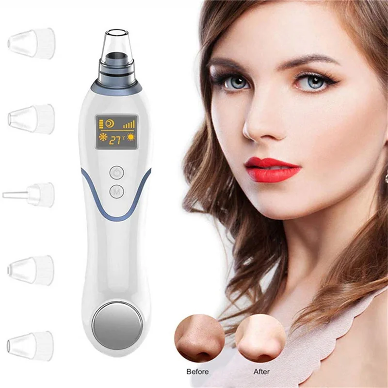 Прибор для вакуумной чистки лица акне, прыщей, черным пятнышком; Всасывания Электрический + ледяная компрессионная для того чтобы сжать пор...
Прибор для вакуумной чистки лица акне, прыщей, черным пятнышком; Всасывания Электрический + ледяная компрессионная для того чтобы сжать пор...