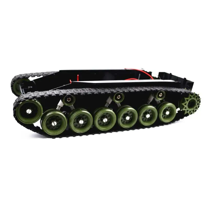 

Robot Tank Chassis Handmade DIY Kit Light Shock Absorbed 260 Motors Damping Balance T5EC