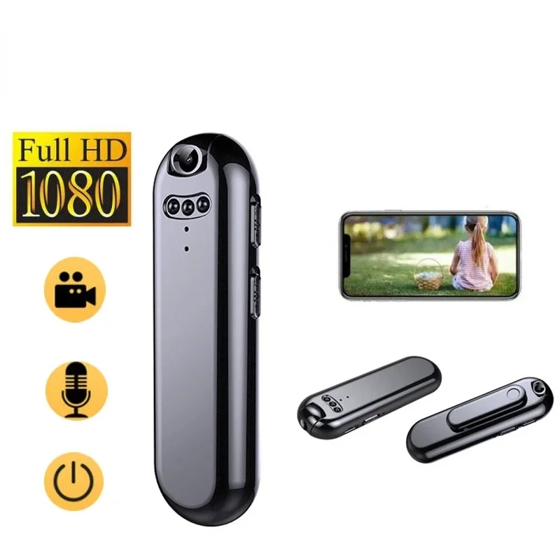 V5 Video recorder 1080P Mini wireless portable digital wide-angle Camera HD security Camcorder maximum built-in capacity 128GB
V5 Video recorder 1080P Mini wireless portable digital wide-angle Camera HD security Camcorder maximum built-in capacity 128GB