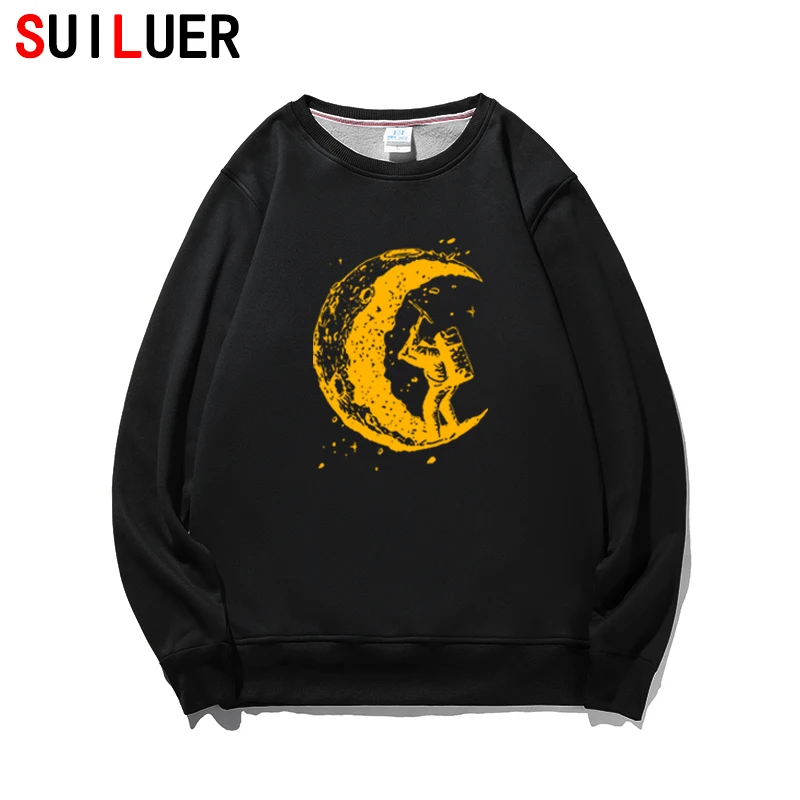 Top Quality fashion digging the moon print men Sweatshirts cotton mens Hoodies Long sleeve men's Pullovers Free Shipping SL86-31
Top Quality fashion digging the moon print men Sweatshirts cotton mens Hoodies Long sleeve men's Pullovers Free Shipping SL86-31