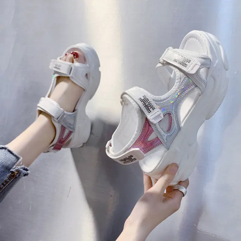 Women's Sports Sandals Summer 2020 New Korean Style Platform Sandals Beach Shoes Women Ins Women Sandals
Women's Sports Sandals Summer 2020 New Korean Style Platform Sandals Beach Shoes Women Ins Women Sandals
