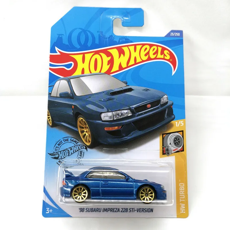 Hot Wheels (98 SUBARU IMPREZA 22B STi ) (95 SUBARU SVX) (SUBARU WRX STI) (SUBARU BRAT) Metal Diecast Model 1:64 Car