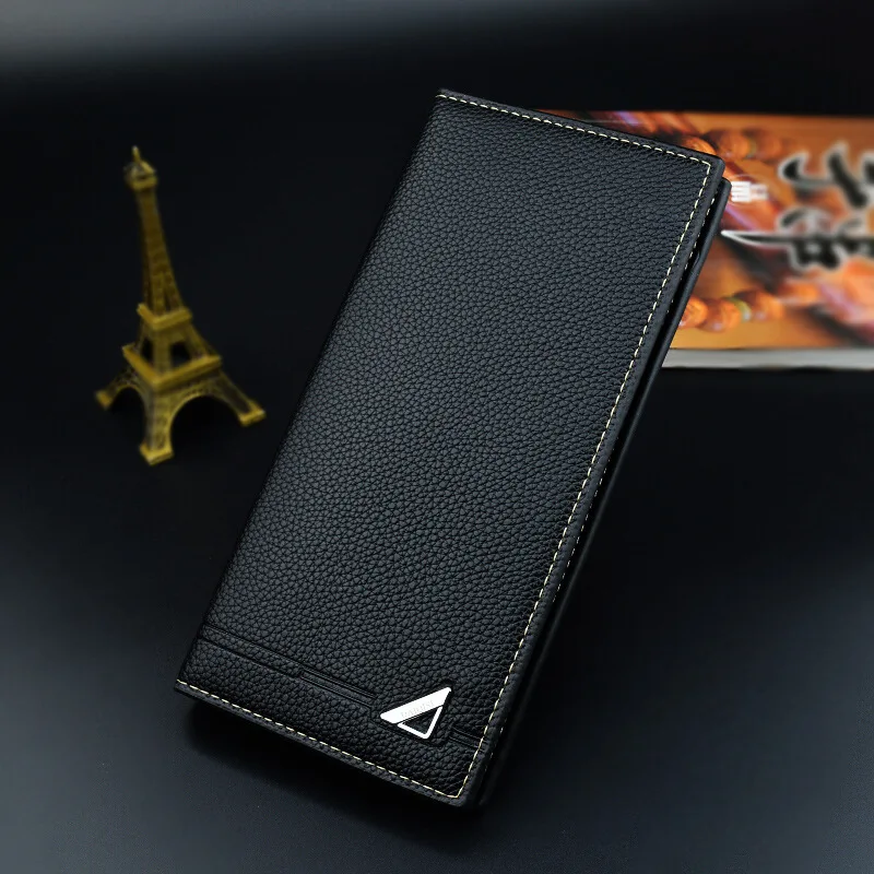 Men's Long Multi-card Pocket Wallet New Style Male Thin Fashion Three Fold Lychee Pattern Soft Large Capacity Coin Purses
Men's Long Multi-card Pocket Wallet New Style Male Thin Fashion Three Fold Lychee Pattern Soft Large Capacity Coin Purses