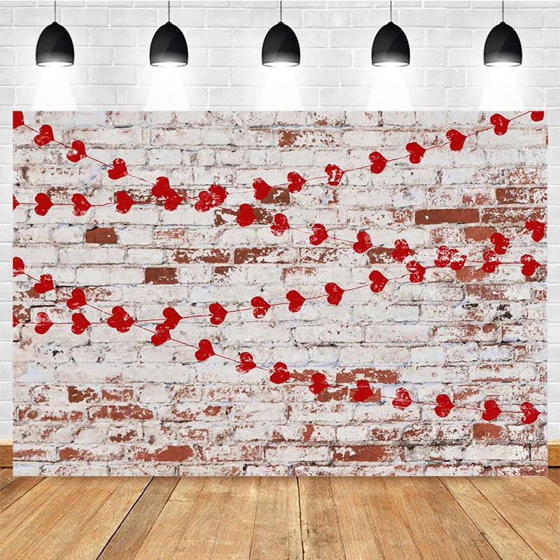 Mocsicka Valentine's Day Photography Background Retro Brick Wall Decoration Props Bridal Shower Adult Portrait Backdrop Studio
Mocsicka Valentine's Day Photography Background Retro Brick Wall Decoration Props Bridal Shower Adult Portrait Backdrop Studio