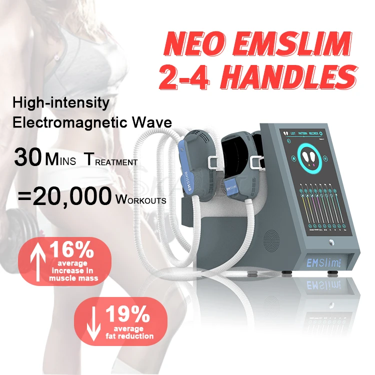 2/4/5 Handles EMslim RF HI-EMT Shaping Machine Muscle Stimulator Electromagnetic Fat Burning Sculpting Beauty Equipment
2/4/5 Handles EMslim RF HI-EMT Shaping Machine Muscle Stimulator Electromagnetic Fat Burning Sculpting Beauty Equipment