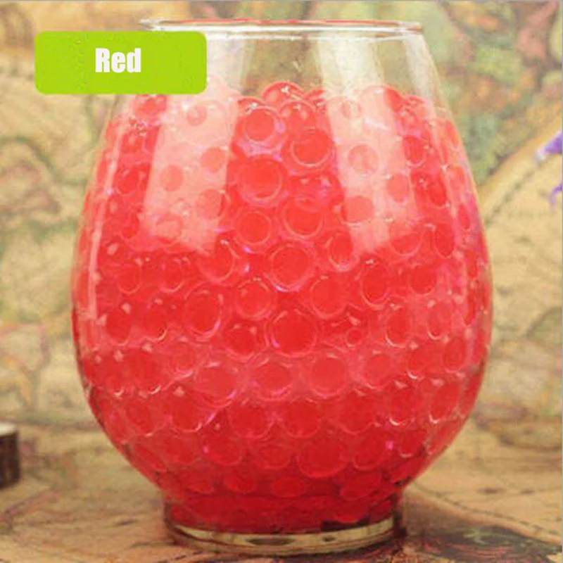 200pcs/bag Crystal Soil Hydrogel Gel Polymer Water Beads Flower Wedding Decoration polymer Growing Water Balls Big Home Decor H
200pcs/bag Crystal Soil Hydrogel Gel Polymer Water Beads Flower Wedding Decoration polymer Growing Water Balls Big Home Decor H