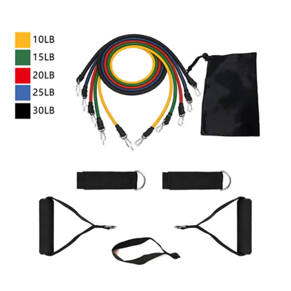 11Pcs Resistance Bands Yoga Pilates Crossfit Fitness Equipment Elastic Pull Rope Workout Latex Tube Set
11Pcs Resistance Bands Yoga Pilates Crossfit Fitness Equipment Elastic Pull Rope Workout Latex Tube Set