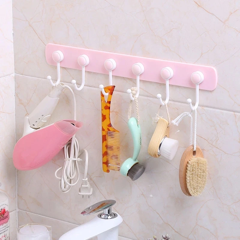Multifunction 6 Hooks Holder Wall Door Holder Hanger Rack for Spoon Scoop Bathroom Kitchen Home Storage Organizer
Multifunction 6 Hooks Holder Wall Door Holder Hanger Rack for Spoon Scoop Bathroom Kitchen Home Storage Organizer