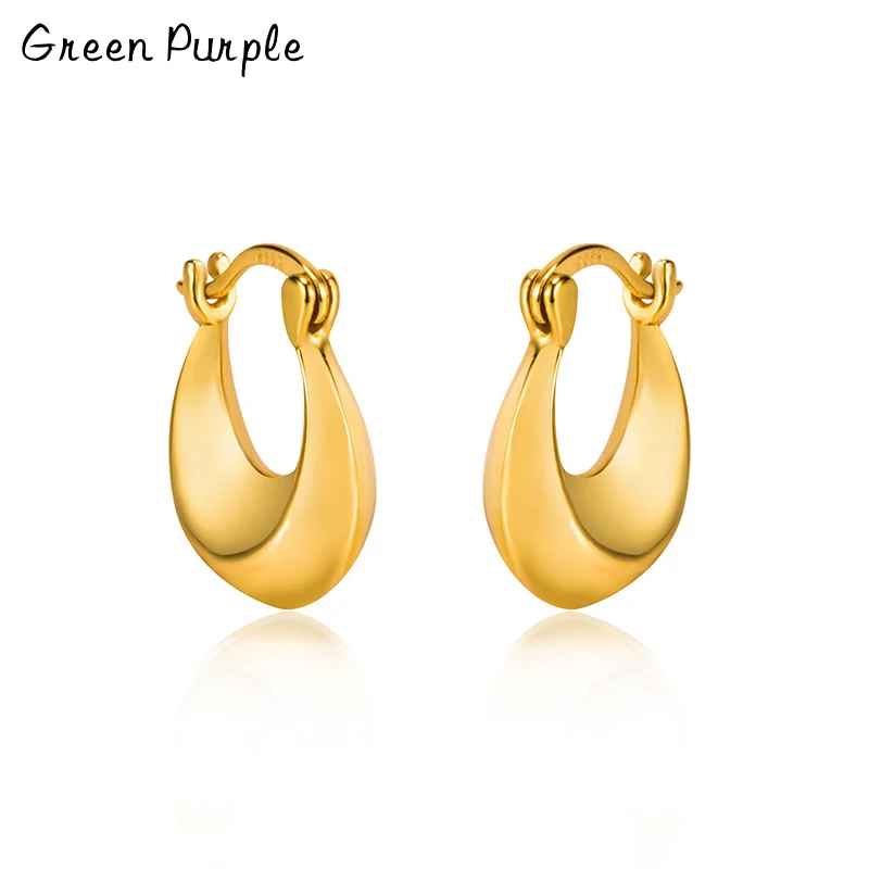 Green Purple Real 925 Sterling Silver Gold Geometric Hoop Earrings Glossy Minimalism Brincos Pendientes Charm Earrings for Women
Green Purple Real 925 Sterling Silver Gold Geometric Hoop Earrings Glossy Minimalism Brincos Pendientes Charm Earrings for Women