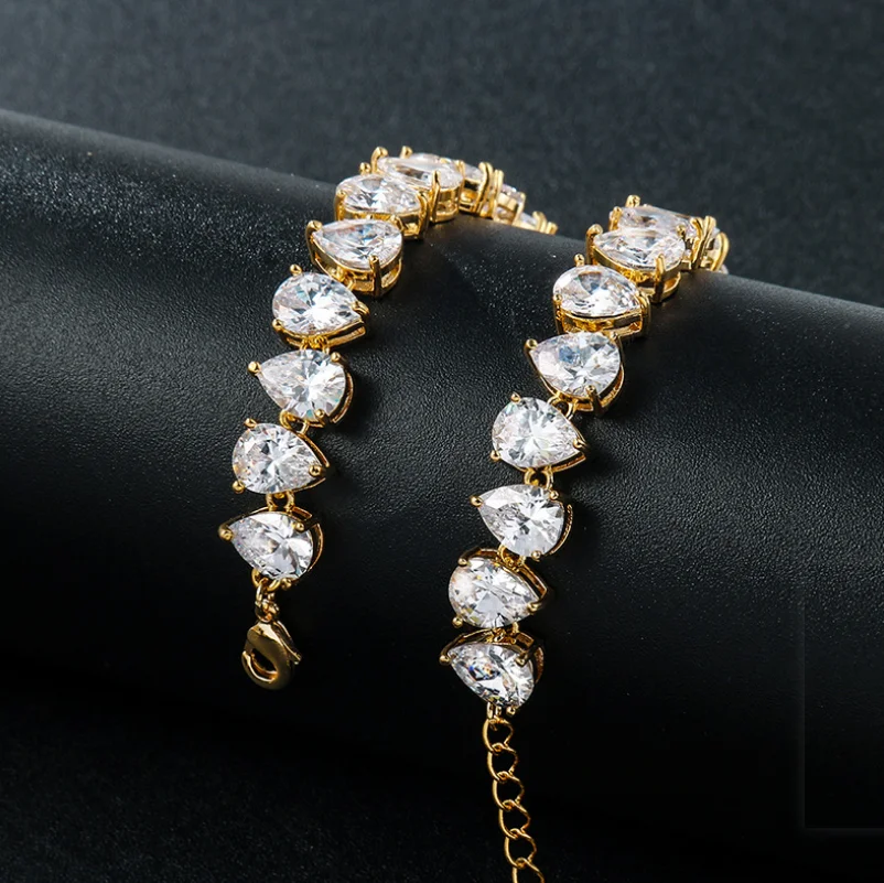 ANGLANG Fashion Round Rhinestone Cubic Zirconia Adjustable Chain Link Bracelet With Crystal Friendship Women Bangle Jewelry Gift
ANGLANG Fashion Round Rhinestone Cubic Zirconia Adjustable Chain Link Bracelet With Crystal Friendship Women Bangle Jewelry Gift
