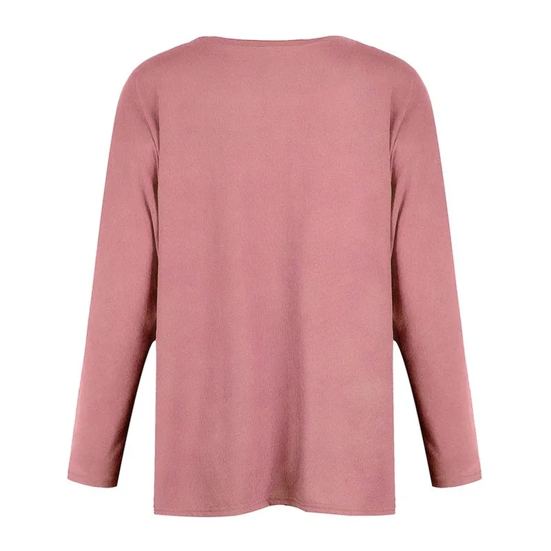 European and American Women's Solid Color Loose Round Neck Long-Sleeved Upper Garment T-shirt Shirts for Women harajuku
European and American Women's Solid Color Loose Round Neck Long-Sleeved Upper Garment T-shirt Shirts for Women harajuku