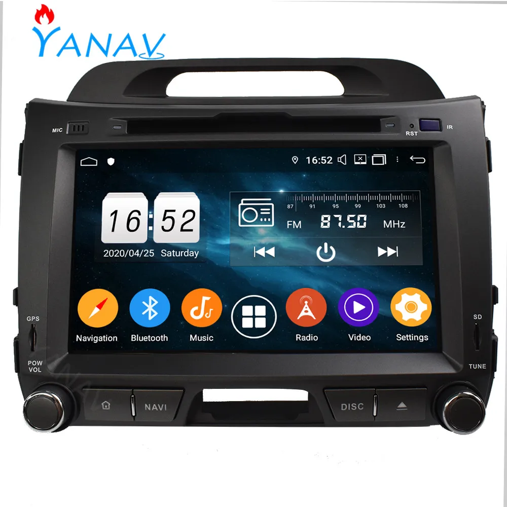Car radio audio 2DIN Android 10.0 stereo receiver FOR KIA Sportage R 2012-2015 touch car GPS navigation video multimedia player
Car radio audio 2DIN Android 10.0 stereo receiver FOR KIA Sportage R 2012-2015 touch car GPS navigation video multimedia player