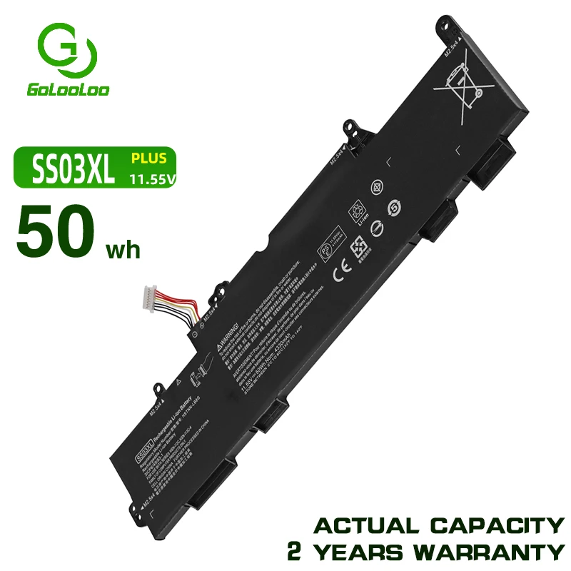Golooloo 11.55V 50Wh Laptop Battery SS03XL for HP 730 735 740 745 830 840 846 ZBOOK14U G5SS03 933321-855 HSTNN-LB8G
Golooloo 11.55V 50Wh Laptop Battery SS03XL for HP 730 735 740 745 830 840 846 ZBOOK14U G5SS03 933321-855 HSTNN-LB8G