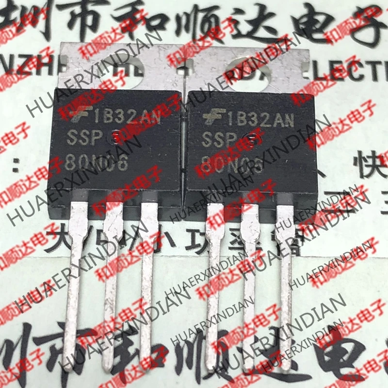 Новый оригинальный SSP80N06 TO-220 60В 80A | Электронные компоненты и принадлежности